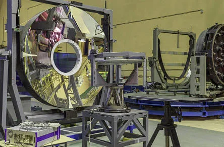 Large size reflective and beam splitting components