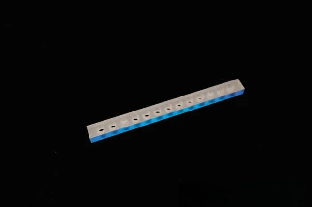 Quartz and microcrystalline long strip perforated reflectors