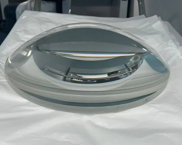 Large Aperture Spherical Optics for Photomask Exposure Inspection