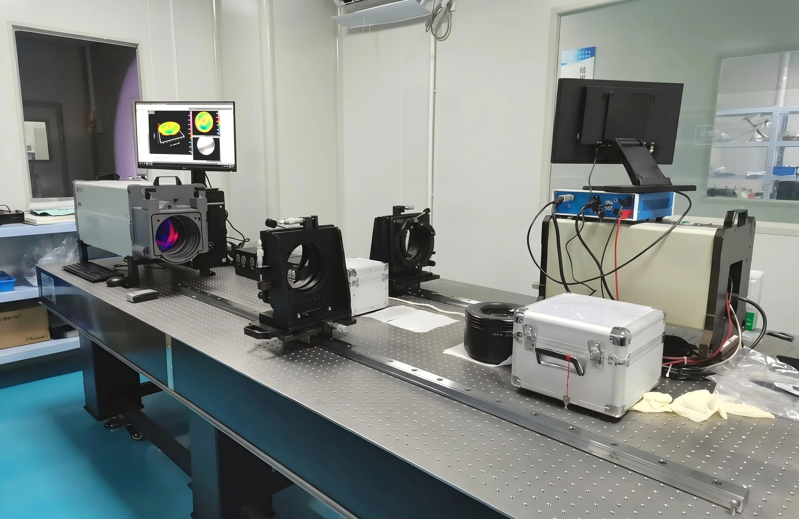 optical testing setup optical testing setup